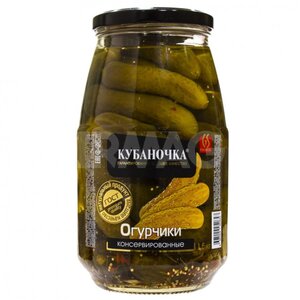 Огурцы  "Кубаночка" ГОСТ ст/б 1500 г.*6