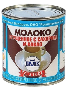 Какао сгущ."Рогачев МКК"7,5 % ТУ 380гр.*30