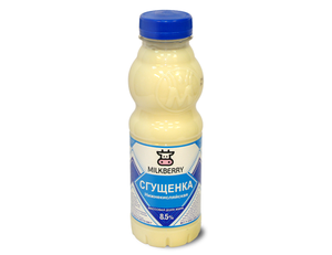 Мол.продукт Сгущенка MILKBERRY СТО 8.5% пэт350г*12